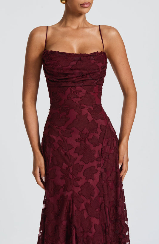 Aurelia Maxikleid - Cherry