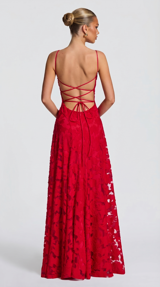 Aurelia Maxikleid - Rot