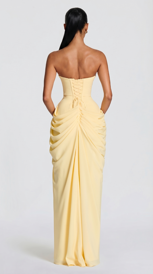 Nayla Maxikleid - Lemon