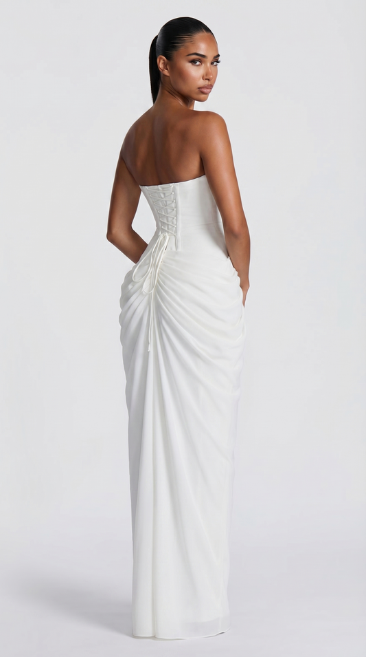 Nayla Maxikleid - Ivory