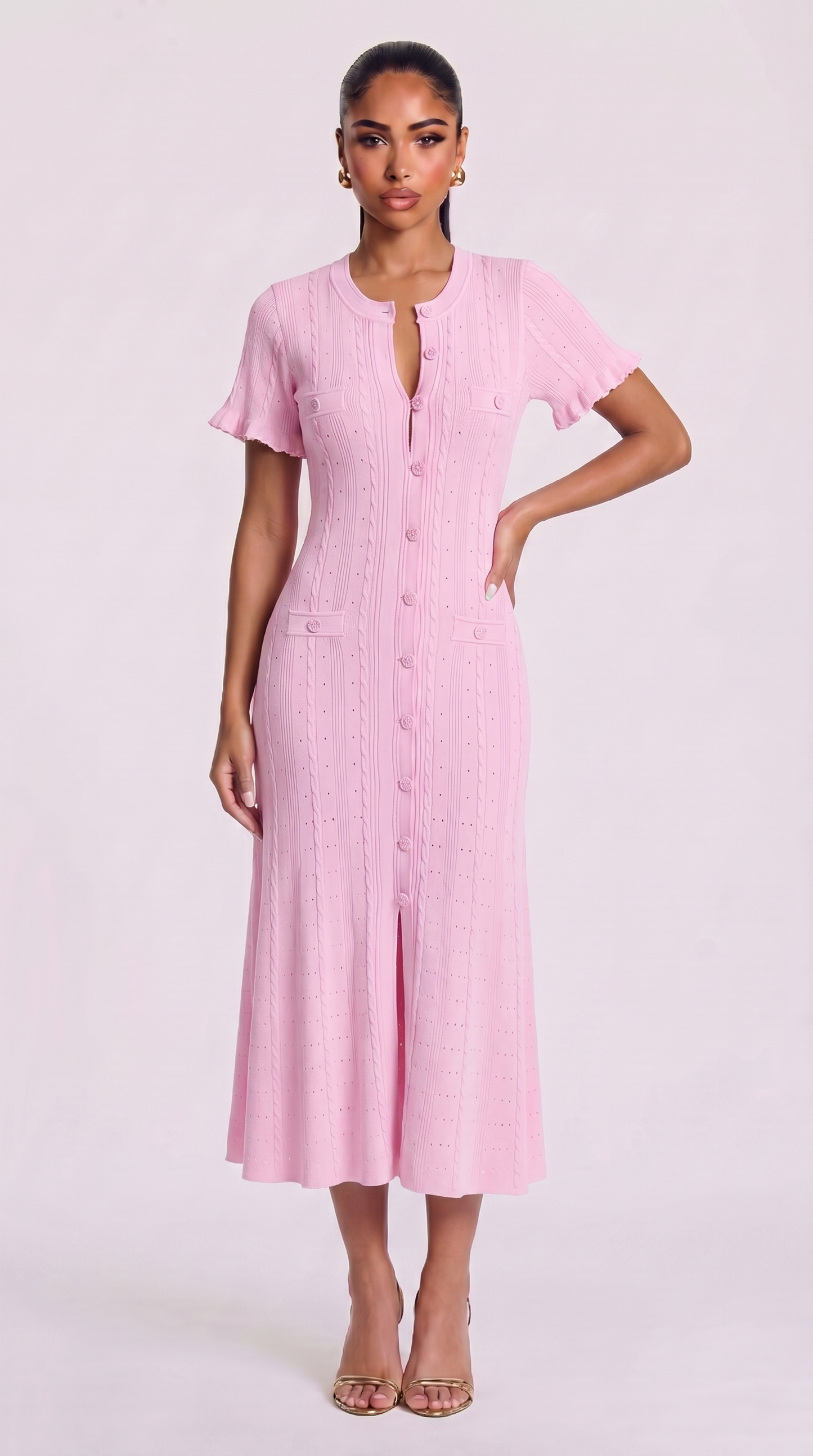 Aria Maxikleid - Rosa