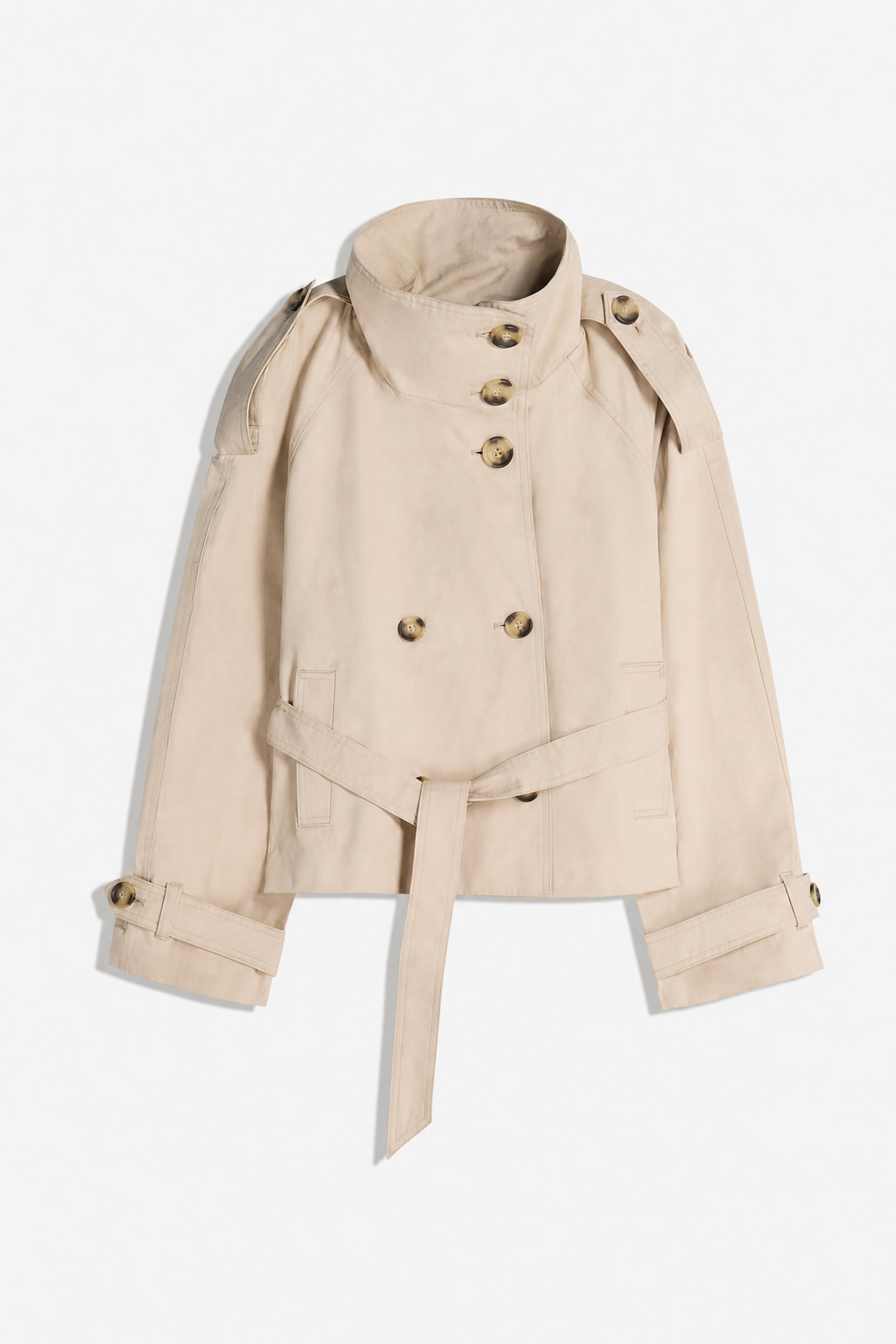 Nora Short Trenchcoat - Beige