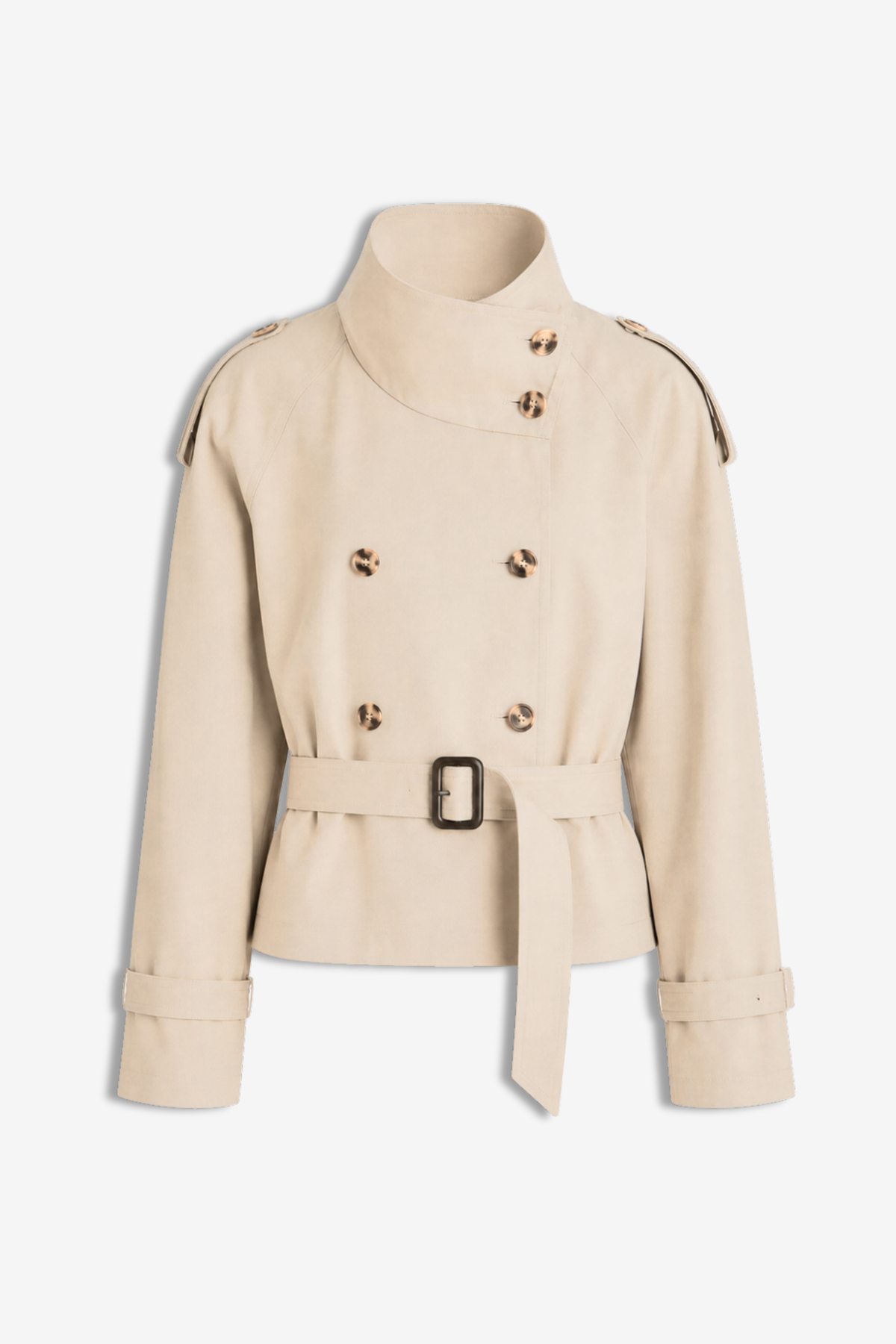 Marlen Short Trenchcoat - Beige