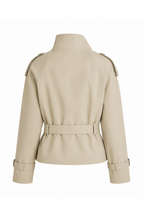 Marlen Short Trenchcoat - Beige
