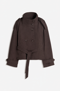Nora Short Trenchcoat - Brown
