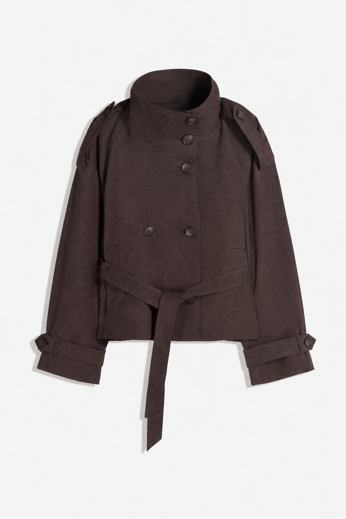 Nora Short Trenchcoat - Brown
