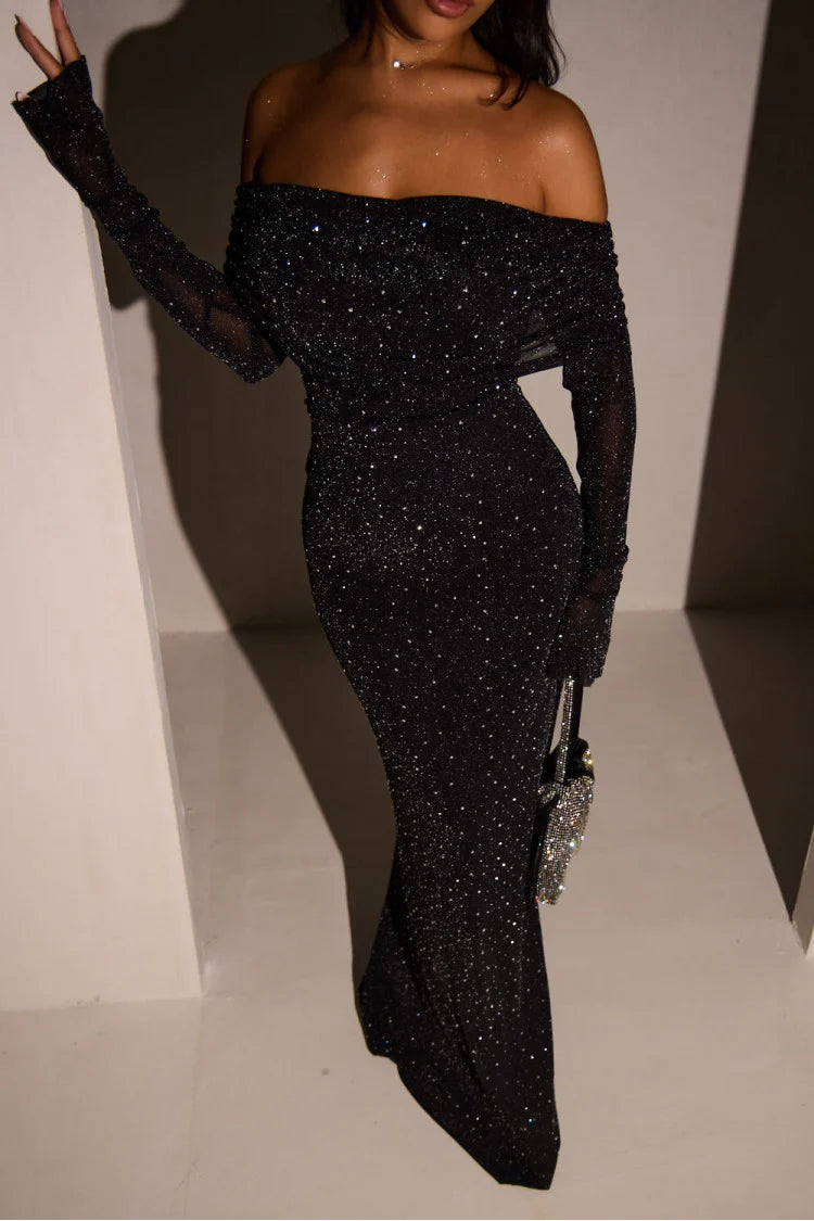 ZIRAYA - GLITZERKLEID