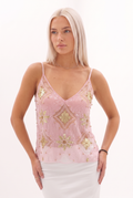 Adeline Cami Top - Baby Pink