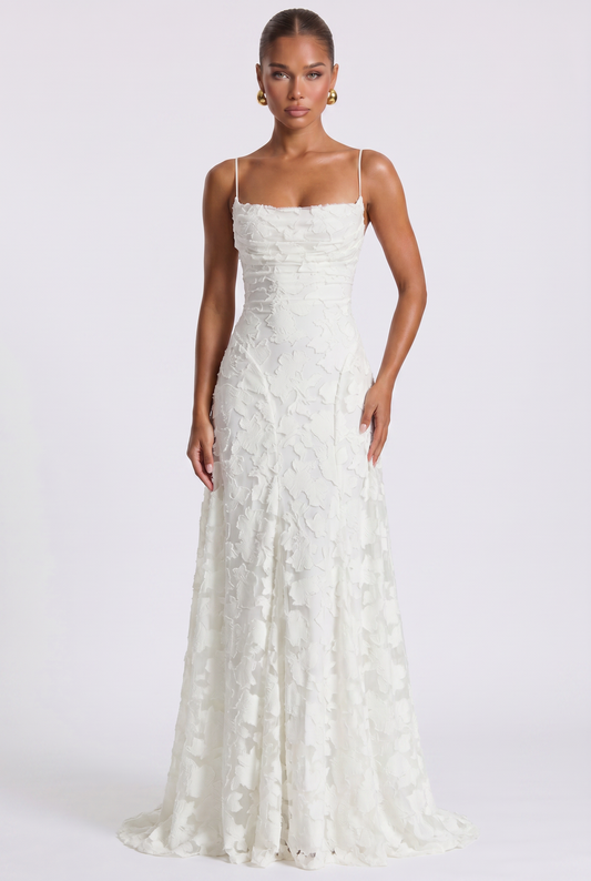 Aurelia Maxikleid - Weiß