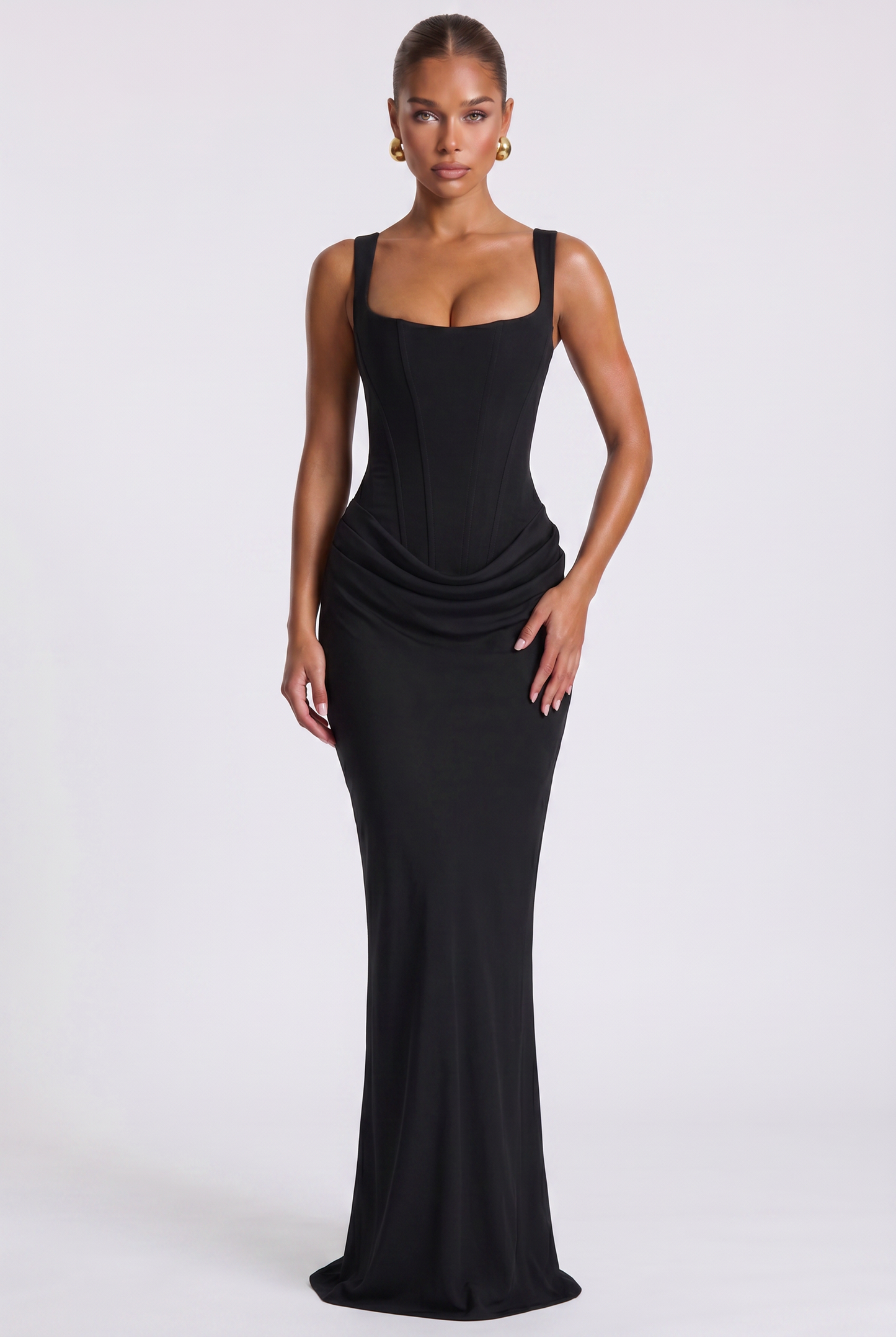 Dalia Maxikleid - Schwarz