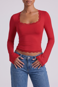 Elodie Longsleeve - Red