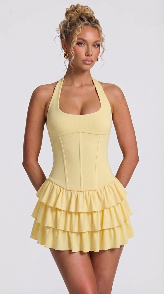 Siena Minikleid - Lemon