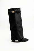Liva Suede Boots - Black