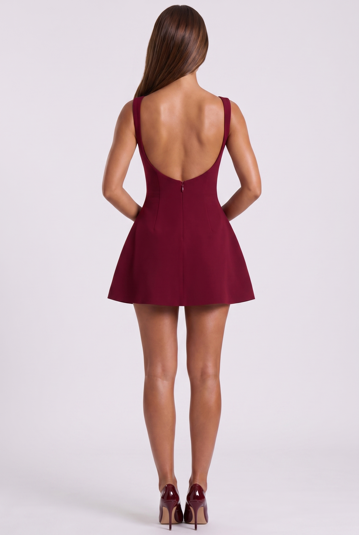 Liana Minikleid - Weinrot