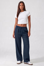 Linen Pants - Navy