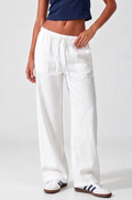 Linen Pants - White