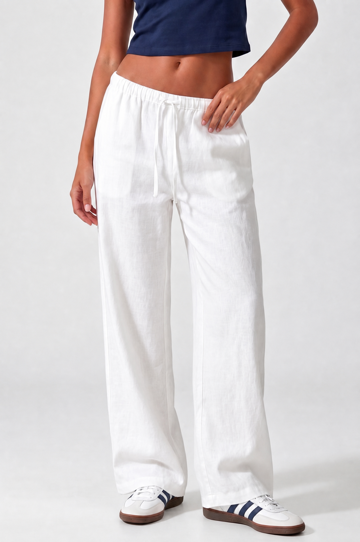 Linen Pants - White