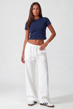 Linen Pants - White