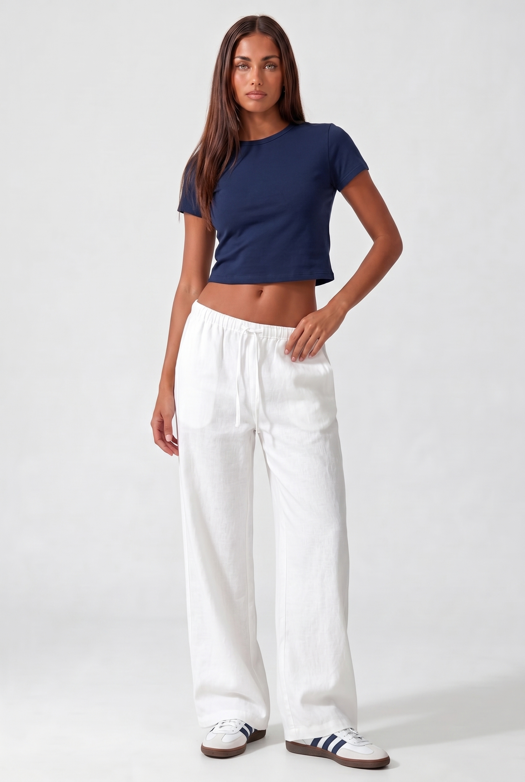 Linen Pants - White