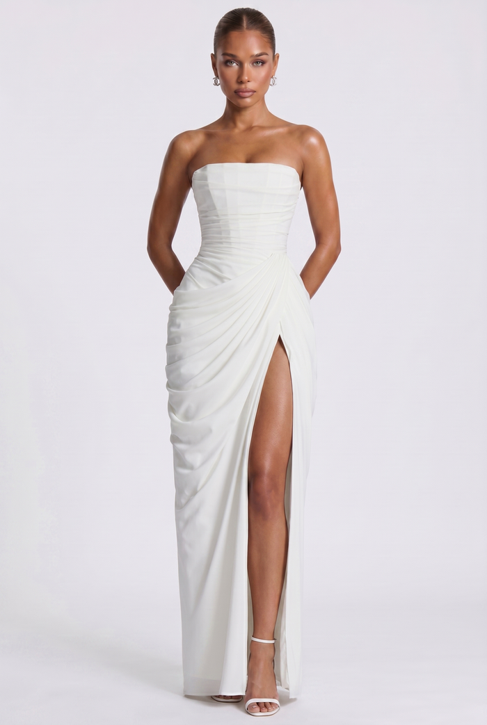 Nayla Maxikleid - Ivory