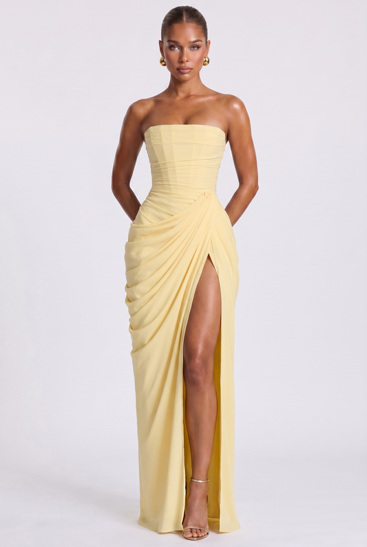 Nayla Maxikleid - Lemon