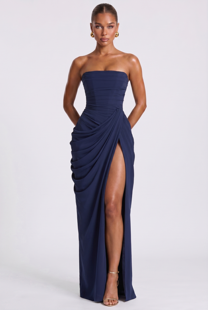 Nayla Maxikleid - Navy